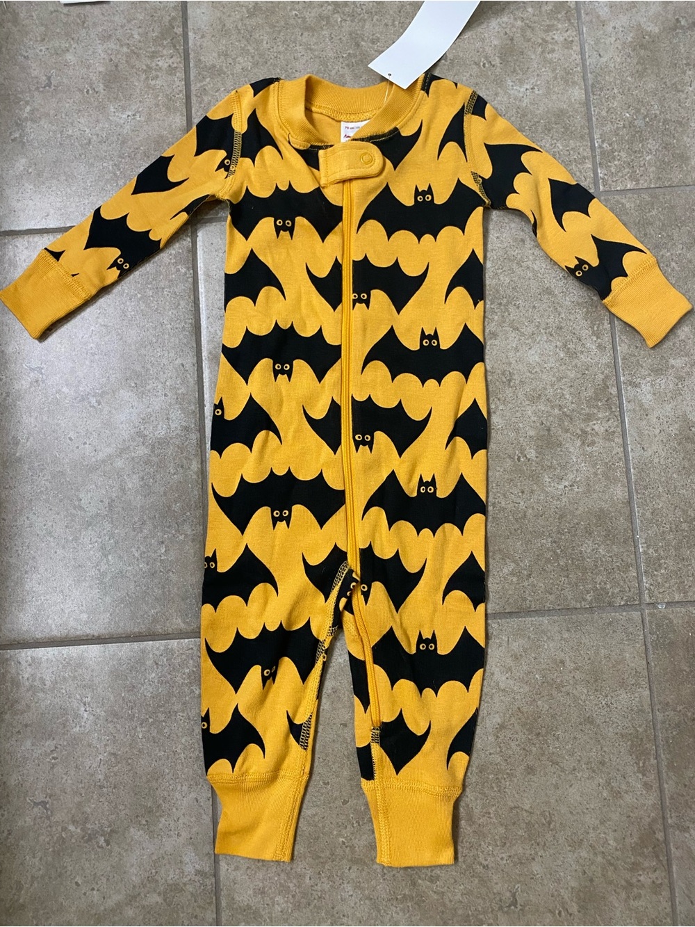Hanna Andersson Infant Bat Halloween Pajama Outfit